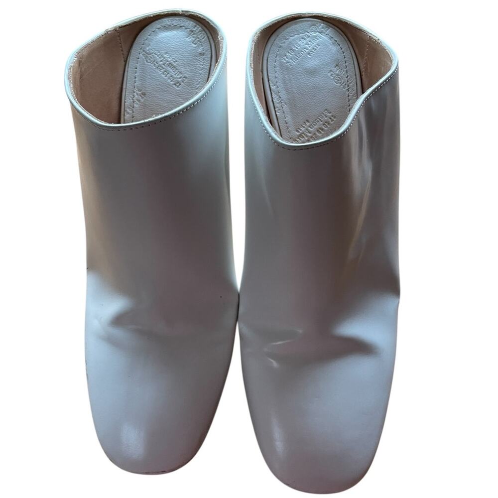 Maison Margiela White Leather Mules